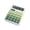 Green, variant on 16x12cm Fall Season Minimalist Dual Power Solar Battery Desktop Calculator, Functional 12-Digit Large LCD Computing Tool For Campus Prep, Business Accounting & Daily Budget Data Organization-(Pink)