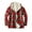 Red, variant on IROINNID Men's Hoodie Shacket Long Sleeve Plaid Casual Jacket Multifunctional Jacket Outdoor Jacket Outwear & Jackets