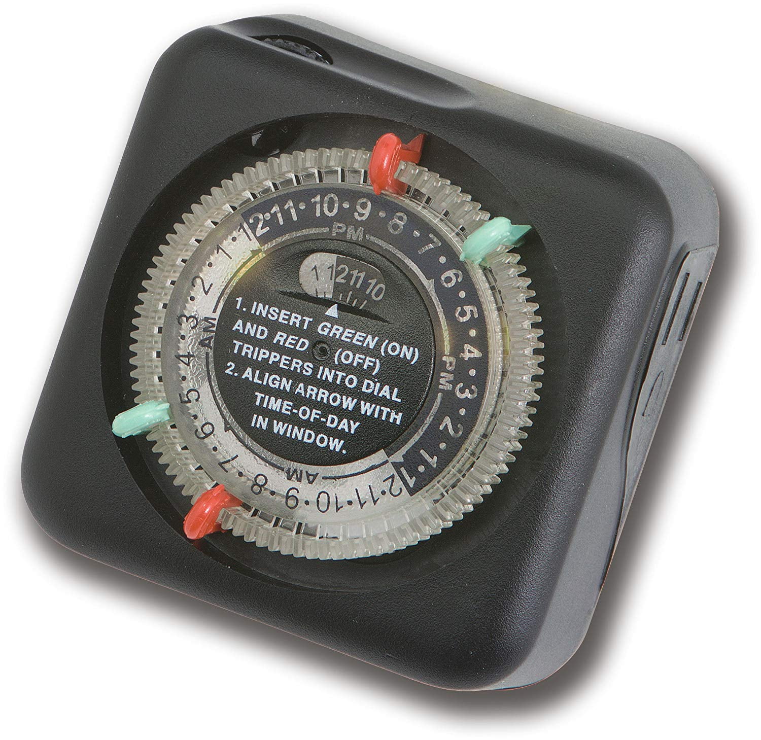 15557BK Outdoor Enclosure Timer, Mechanical transformer timer By