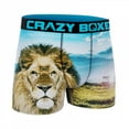thumbnail image 2 of Crazy Boxer Lion Savannah Men's Boxer Briefs-XLarge (40-42), 2 of 3
