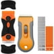 thumbnail image 1 of Razor Blade Scraper, Retractable Razor Blades Scraper and Double Edge Scraper Tool Set with 40 Extra Replaceable Blades for Removing Window Glass Labels Decal Stickers Kitchen Stove Top, 1 of 5