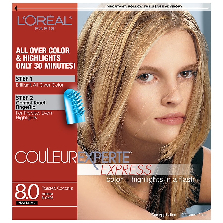 Hair Color + Hair Highlights, Medium Blonde Toasted Coconut 8 - Walmart.com