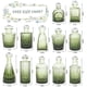 thumbnail image 2 of Set de jarrones Glass Bud SUPMIND Vintage Green 12 piezas, 2 of 7