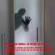 thumbnail image 4 of Etiqueta engomada de Halloween PVC Horrible pared ventana puerta calcomanía decoración autoadhesiva para fiesta sala de estar baño Yuarrent HA007977-00, 4 of 6