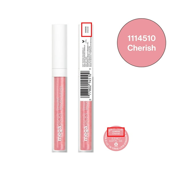 ♡SALE♡ 贝壳光 6cm×10m 珍珠蕾丝 海外マステ リボン　りぼん wet n wild Mega Slicks Lip Gloss - Cherish - Walmart Business Supplies