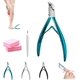 thumbnail image 1 of Cortaúñas Outfany Easyclip Grishay Mango Largo Antideslizante Azul, 1 of 7