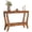 Brown, variant on Fnova 41.3-Inch Solid Wood Console Table, Farmhouse 2-Tier Sofa Table with Storage for Entryway, Living Room, Hallway