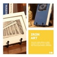 thumbnail image 4 of MasteelfCA 3Pcs Iron Display Stands Artwork Picture Display Stands Dinner Plate Holders, 4 of 8