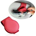 thumbnail image 4 of Soporte magnético para gafas de sol para visera de coche, soporte para gafas de sol de piel sintética para coche, organiza gafas, billetes, tarjetas y mantiene el coche ordenado, accesorios unive, 4 of 4