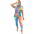 thumbnail image 2 of Women Casual Clothes Set  Assorted Color Tie-dyed Print Top and Long Pants, 2 of 4