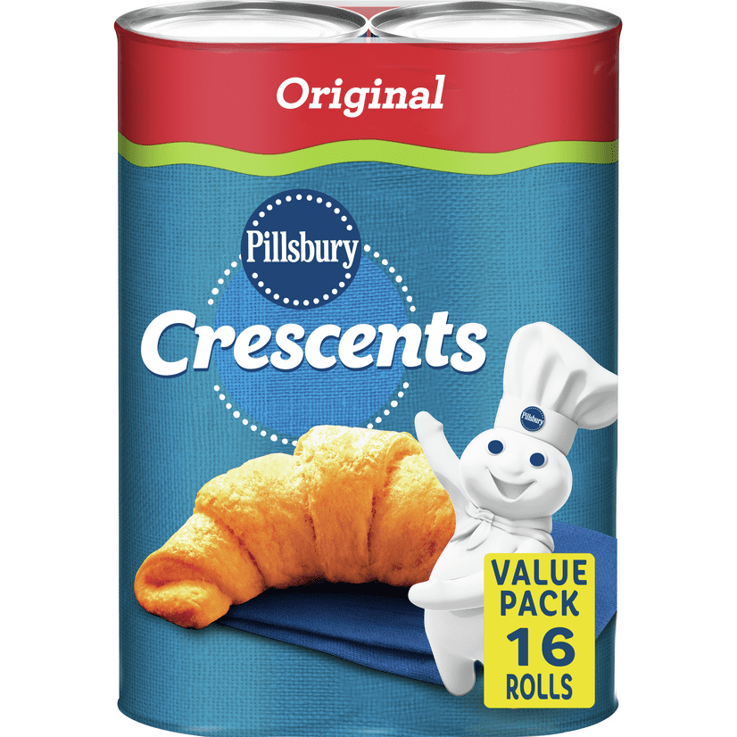 Pillsbury Crescent Rolls Original, 16 ct, 16 oz, 2 pack