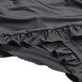 thumbnail image 3 of Women‘S V-Neck Short Sleeve Ruffle Hollow Bodycon Mini Club Dress, 3 of 6
