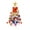 Multi-Color LED, variant on Summercome Small Christmas Tree with Lights - 12 Inch Mini Tabletop Christmas Tree with Multi-Color LED Lights, Hanging Ornaments, Bow and Gift Boxes - Prelit Table Tree for DIY Christmas Decoration