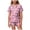 Pink, variant on NIEWTR Girls Halloween Sleepwear Short Sleeve Pumpkin Printed Lapel Blouse Pajamas Sets Tops With Elastic Waist Shorts Two Piece Loungewear For Kids Trendy Nightwear
