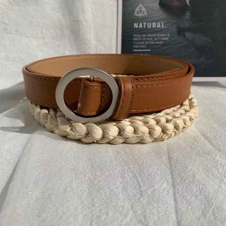 Women Belt Vintage O Ring Buckle Waist Strap Adjustable Waistband Slide Belts For Dress Shorts Walmart Canada
