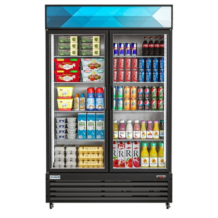 47 in. Two-Door Merchandiser Refrigerator - 38 Cu Ft. MDR-2GD-35C