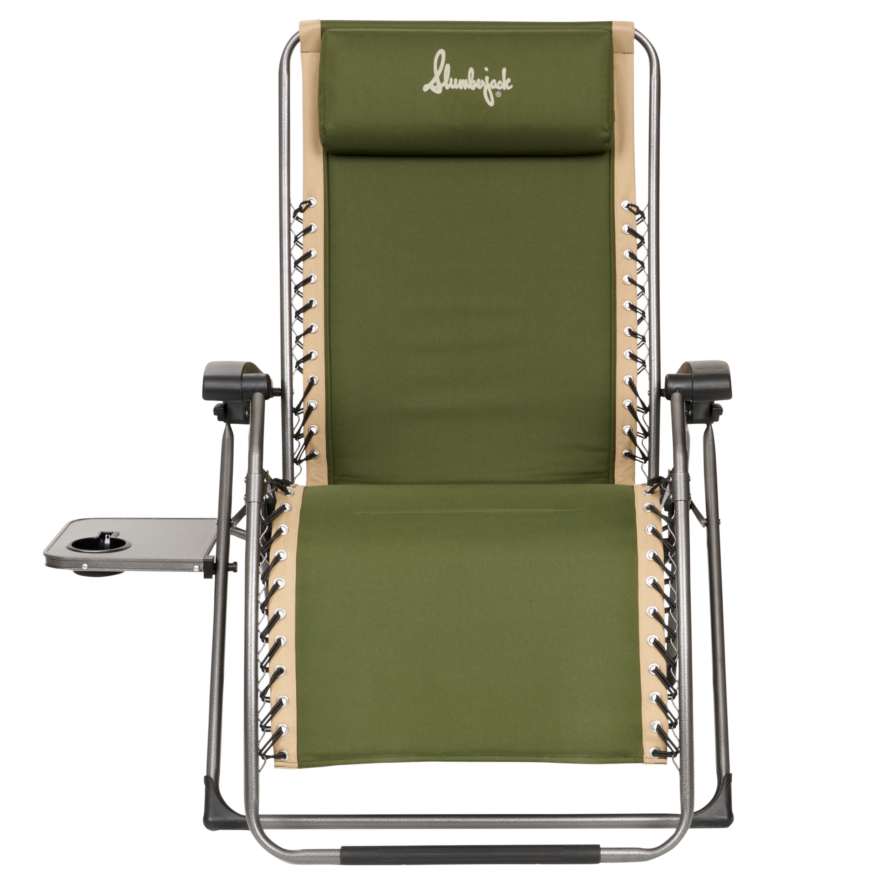 Slumberjack Windy Peak Zero Gravity Adult Camping Chair, Green