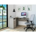 thumbnail image 2 of Tuhome  Mix L-Shaped Desk - Color - Light Gray- Material -Engineered Wood, 2 of 10