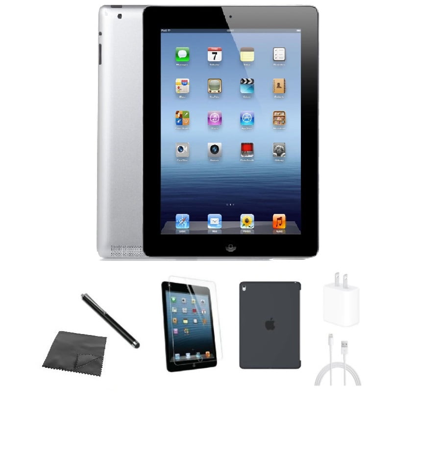Refurbished Apple iPad 3 A1416 (WiFi) 16GB Black Bundle w/ Case