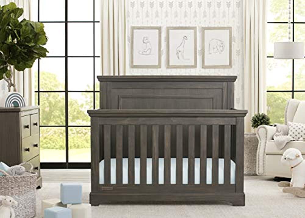 simmons rustic grey crib