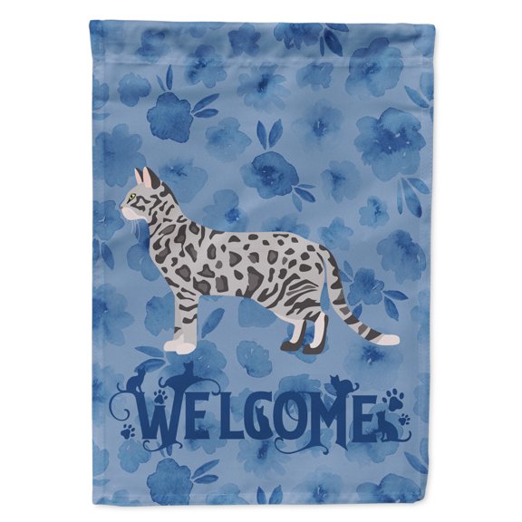 Cheetoh #2 Cat Welcome Flag Canvas House Size