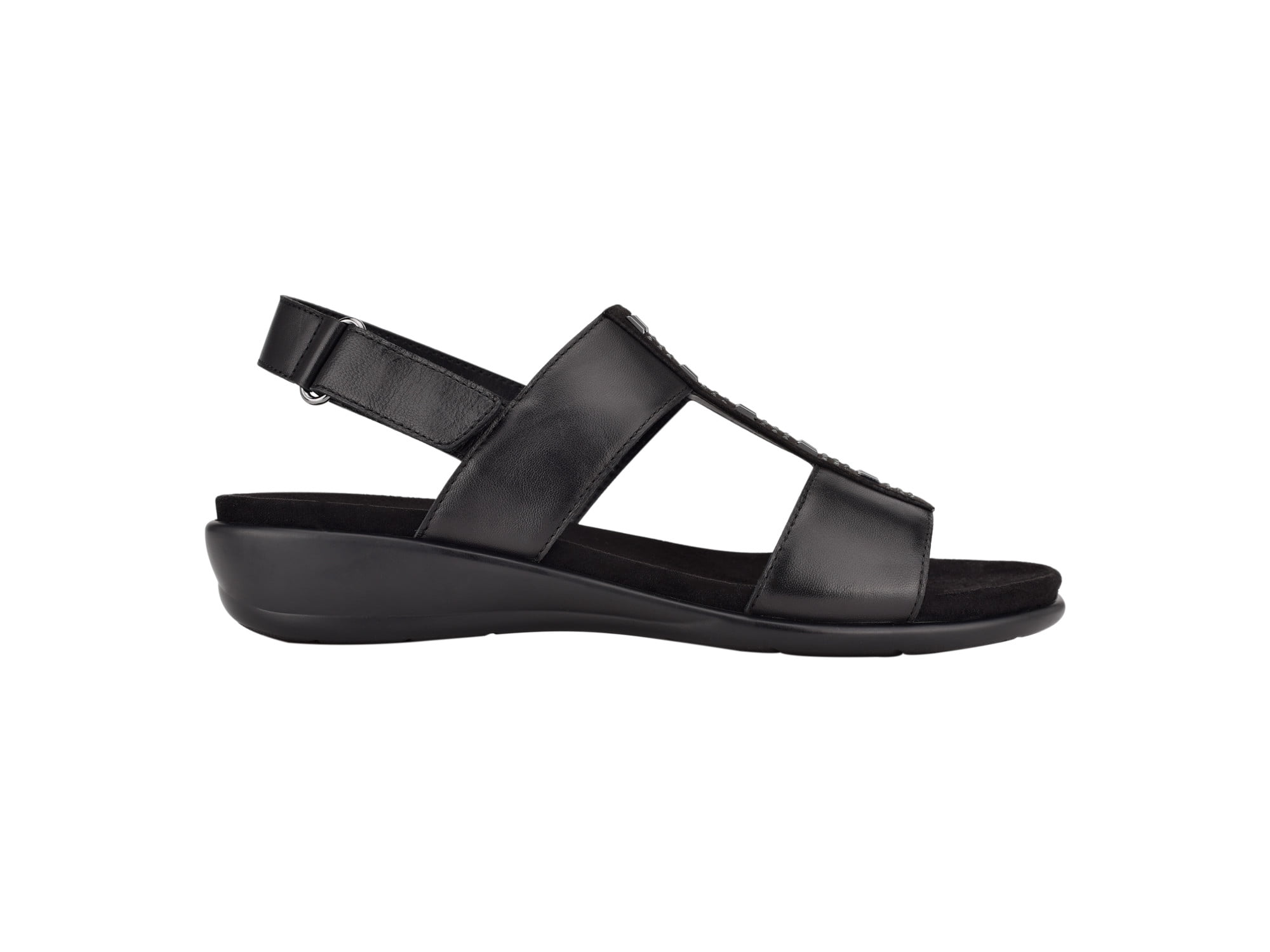 Easy Spirit Women's Hazel Wedge Sandal, Wide Width Available