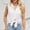 White, variant on DuoJiaJ Womens Sleeveless Button Down Shirt Tops V Neck Business Casual Collared Blouses Tank Top Black L