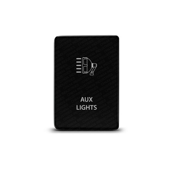CH4x4 Toyota Small Push Switch Auxiliary Lights Symbol - White LED
