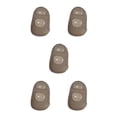 thumbnail image 2 of Methold Silicona para guitarra yemas de los dedos protectores antideslizantes resistentes al desgaste ukelele Fingerstall ahuecado hipoalergénico gris L Gris L 5piezas, 2 of 5