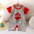 thumbnail image 2 of XZNPDUCQ Infant Summer Romper One Piece Jumpsuit Bodysuit 6-9 Months Summer Clothes For Newborn Short Sleeved Romper Baby Bodysuit Childrens Clothing, 2 of 7