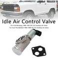 thumbnail image 3 of Zcargel Idle Air Control Valve Replacement for Ford Mustang 1986-1993 V8 5.0L, OE Part E9AZ9A715B AC21 2152000 4J1008, Direct Replacement for Bronco II, for Thunderbird, for Lincoln, for Mercury, 3 of 17