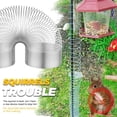 thumbnail image 2 of 2PCS Squirrel Baffle Squirrel-Proof Spring Device Metal Squirrel Baffle Metal Spring Device Type Coil Anti-Squirrel Spring Device for Outdoor Bird Feeder Poles Accessories, 2 of 8