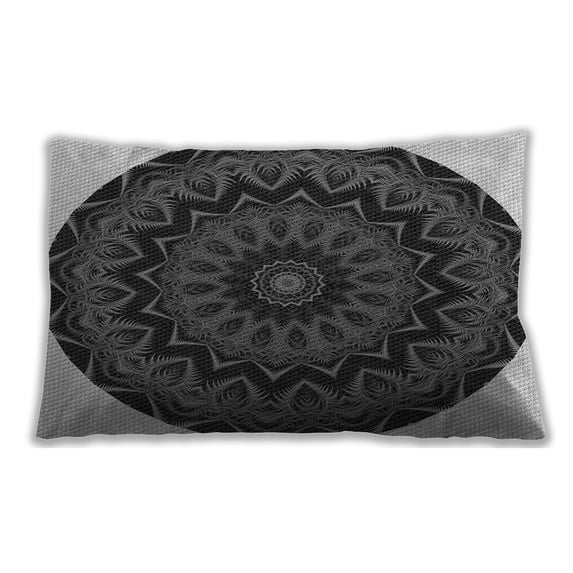 Ahgly Company Indoor Rectangular Contemporary Lumbar Throw Pillow, 13 inch by 19 inch