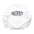 thumbnail image 6 of Merry Christmas Varsity Checkered - Sweatshirt, 6 of 6