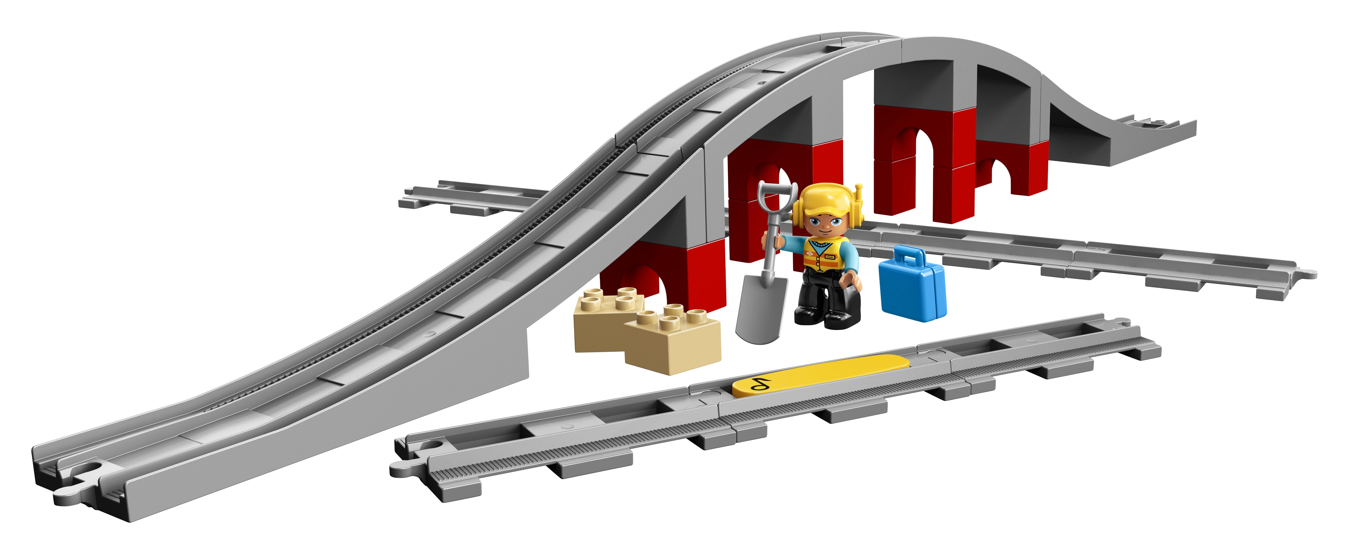 LEGO Train Bridge and Tracks 10872 Building Set 26 Pieces
