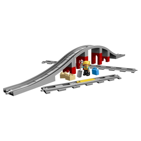 LEGO DUPLO Train Bridge and Tracks 10872 Building Blocks (26 Pieces)