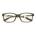 thumbnail image 2 of Men Modern Rectangular Progressive Reading Glasses - Clear Zero Power On Top - No Line Reader - Z119 +1.50, 2 of 4