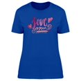thumbnail image 1 of The Word Love With Cute Drawings Tee Women's -Image by Shutterstock, 1 of 1