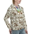 thumbnail image 6 of Daiia Cotton Tree Pattern Women's Fashion Hoodies & Sweatshirts with Kangaroo Pocket Hooded Sweatshirt with Eye-catching Drawstrings-Medium, 6 of 7