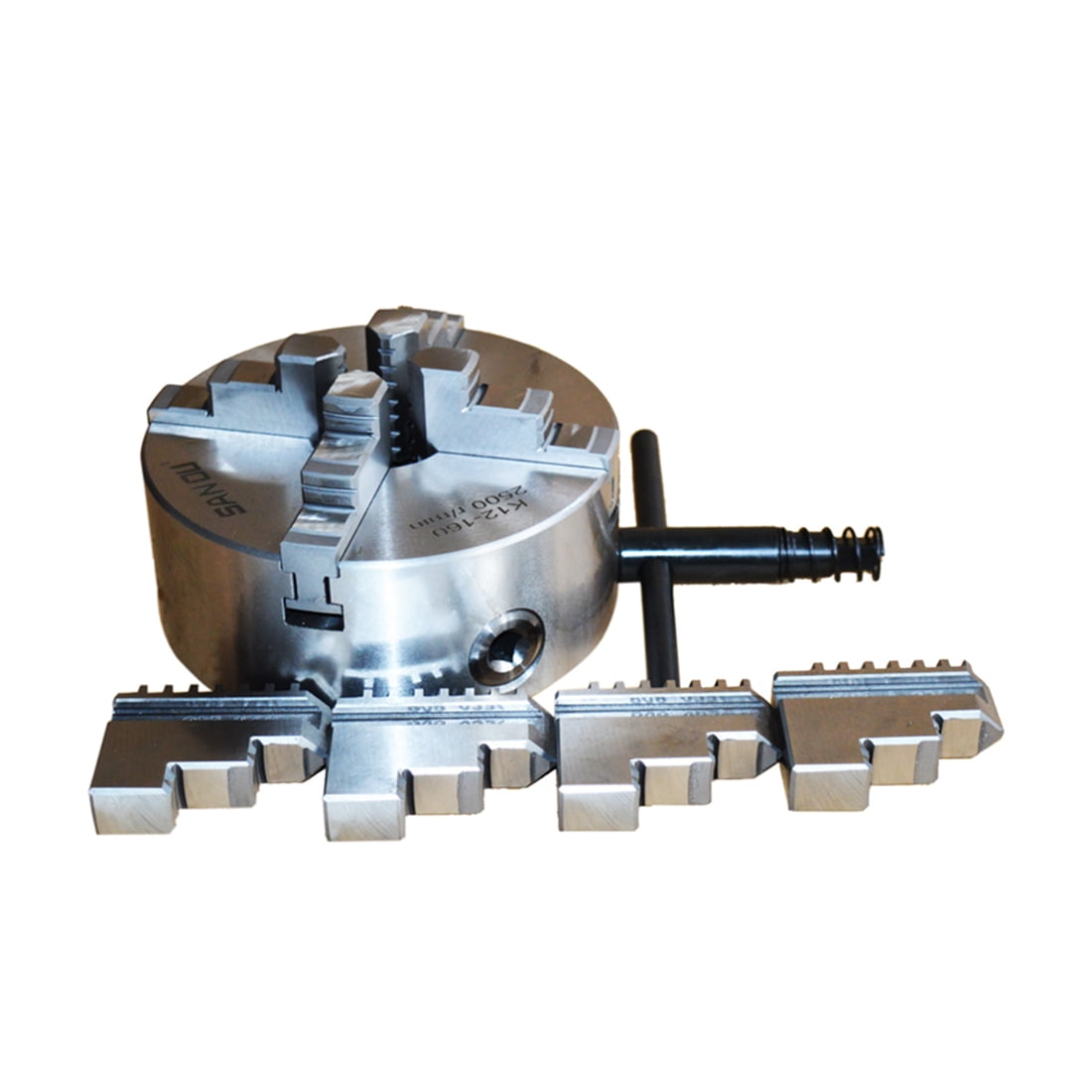 INTBUYING K12160 4 Jaw Chuck Lathe SelfCentering Lathe Chuck for CNC