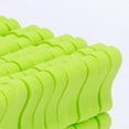 thumbnail image 5 of 100 separadores de dedos de esponja suaves para manicura y pedicura, color verde, 5 of 5