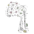 thumbnail image 5 of Grblisyd Girls 2 Piece Fall Outfits Cute Cartoon Print Crew Neck Long Sleeve Shirts & Flared Pants Clothing Set Size 10-12, 5 of 7