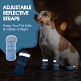 thumbnail image 6 of ROZKITCH 4PCS Dog Shoes for Hot Pavement Breathable Anti-Slip Reflective Summer Dog Booties for Walking Running Paw Protectors for Small Medium Large Dogs,Blue,#0, 6 of 10