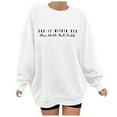 thumbnail image 2 of Women's Sweatshirts 2025 God Is Within Her She Will Not Fall Sweatshirt Christian Pullover Tops Sweatshirt for Women, 2 of 6