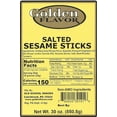 thumbnail image 2 of Golden Flavor- Salted Sesame Sricks- 30 oz bags (7 Pack), 2 of 3