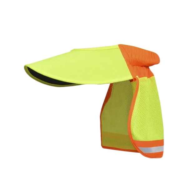 Pantalla para casco con banda reflectante, protector de cuello refrescante para verano para mujer Verde