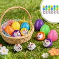 thumbnail image 2 of Easter Surprise Eggs with Bunny Pull Back Cars 12 Pack Colorful Plastic Eggs with Cute Bunny Pull Back Toys for Easter Egg Hunt Party Favors and Classroom Treats, 2 of 6