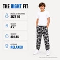 thumbnail image 6 of Quad Seven Boys Joggers Twill Stretch Cargo Pants with Pockets and Elastic Waistband 2 Pack, 6 of 7