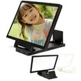 thumbnail image 2 of Mobile Phone Magnifier Screen, 2026 New HD Screen Expander, 3D HD Magnifying Projector ScreenEnlarger for Movies, Videos and Gaming, with Foldable Phone Stand, for All Smartphones-white-, 2 of 9