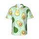 thumbnail image 1 of Fotbe Avocado Camisa Hawaiana para Hombre Unisex – Camisa Casual de Verano con Botones de Manga Corta de Algodón y Lino,X-Large, 1 of 7